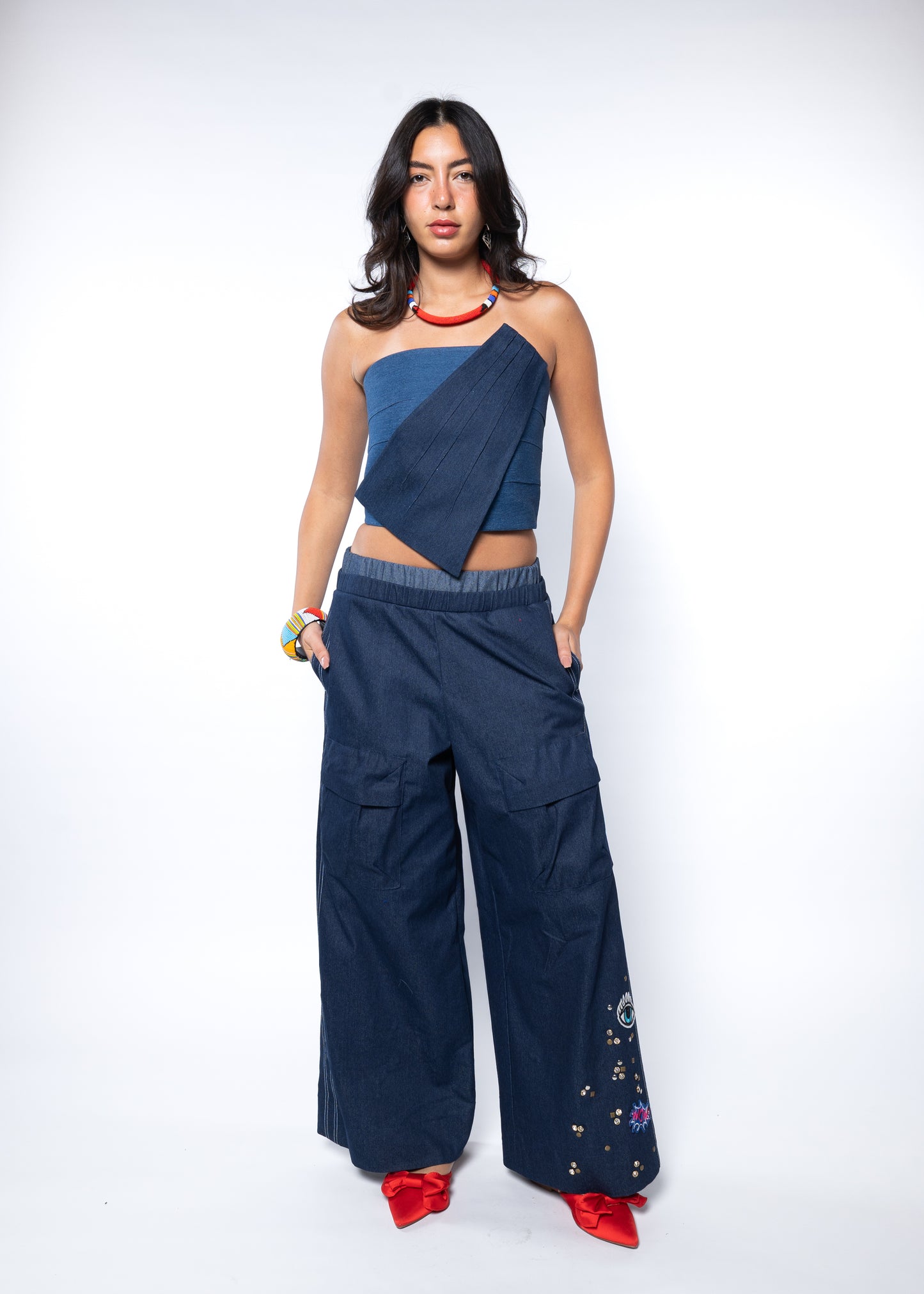 Jeans Short Bustier