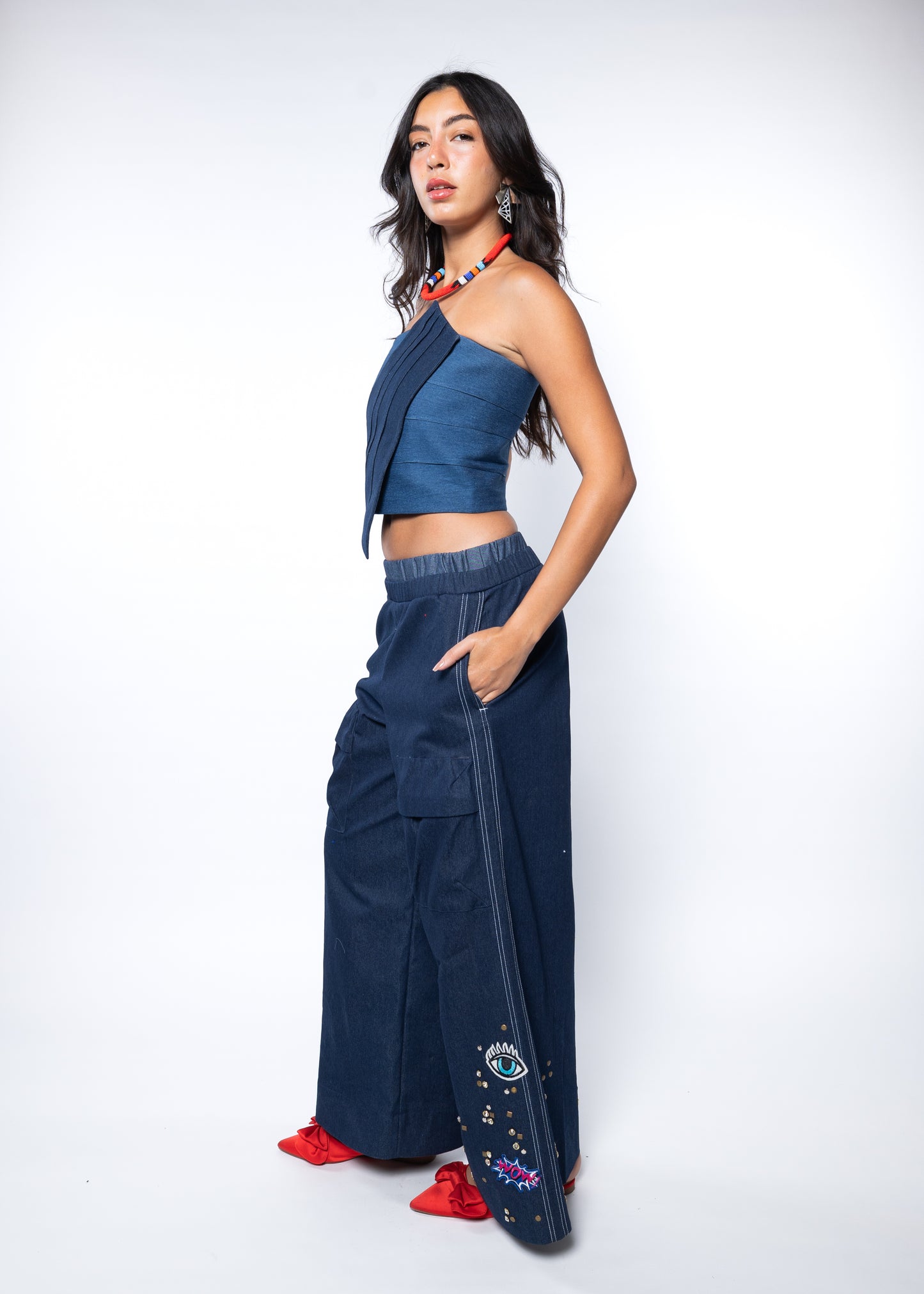 Jeans Multi tone Elegant Cargo