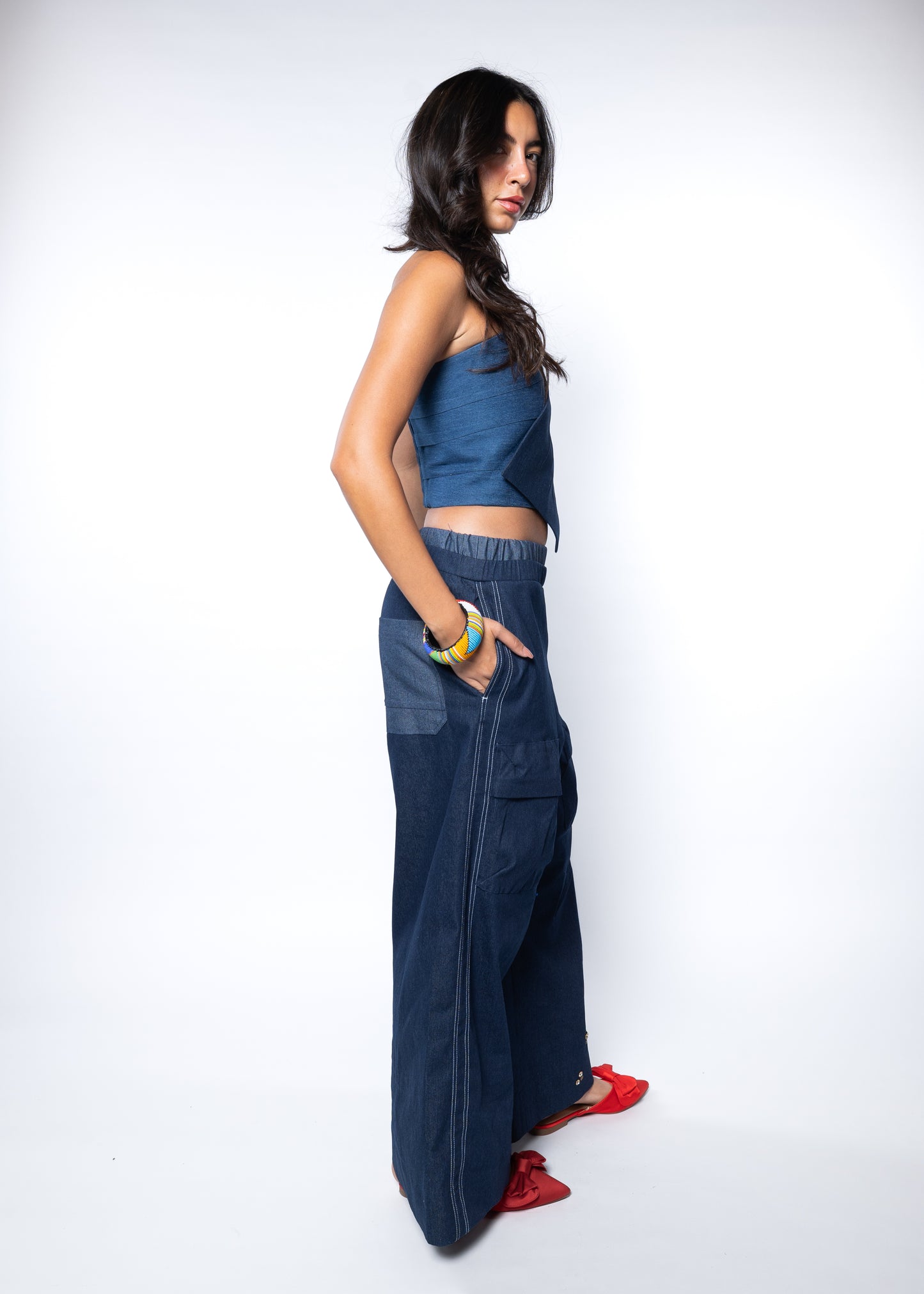 Jeans Multi tone Elegant Cargo