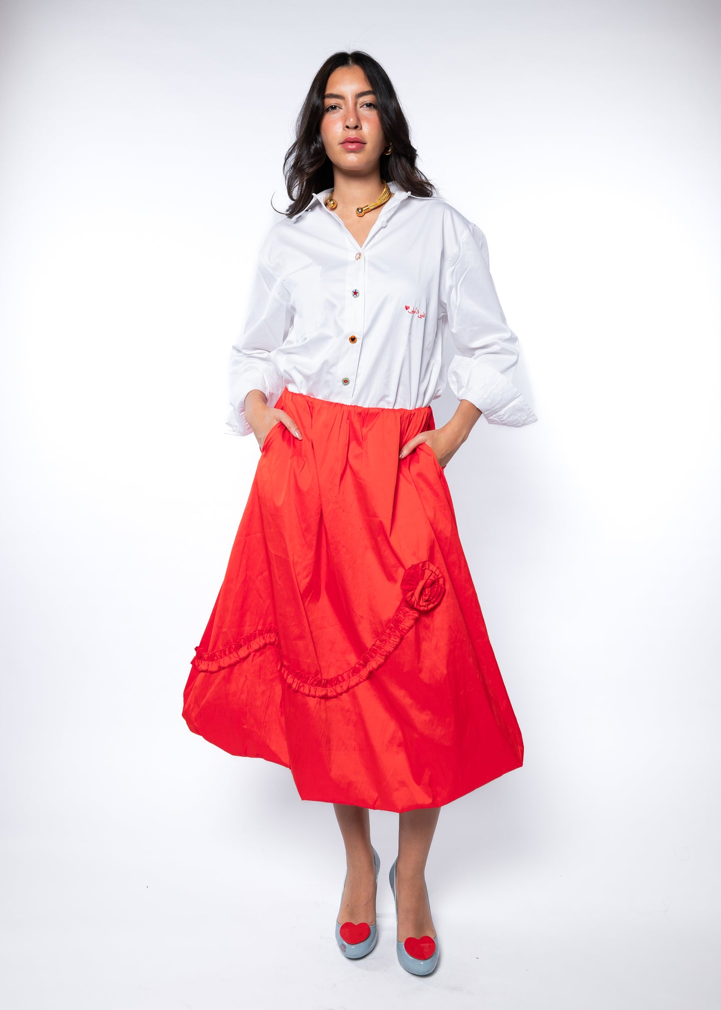 Long Balloon Skirt