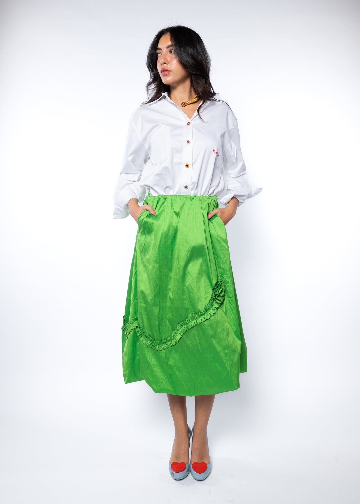 Long Balloon Skirt