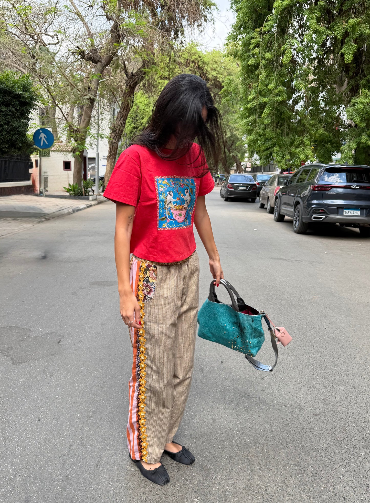 Aladdin Pants Camouflage Khaki