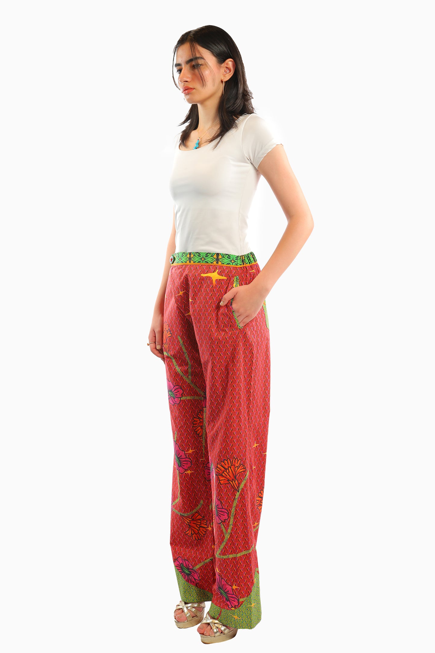 Peacock sunset Pants