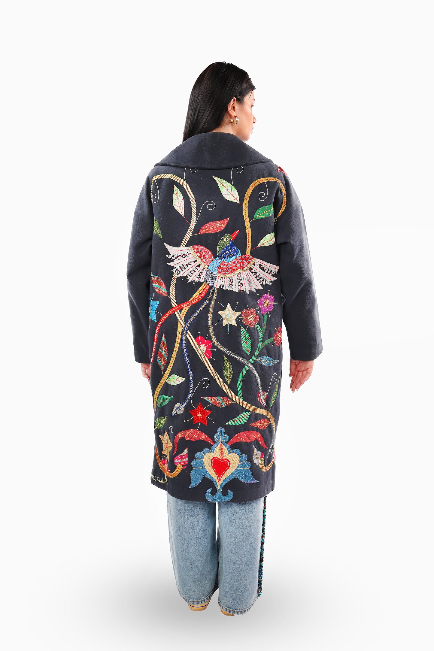 Grey Khayameya Bird Coat