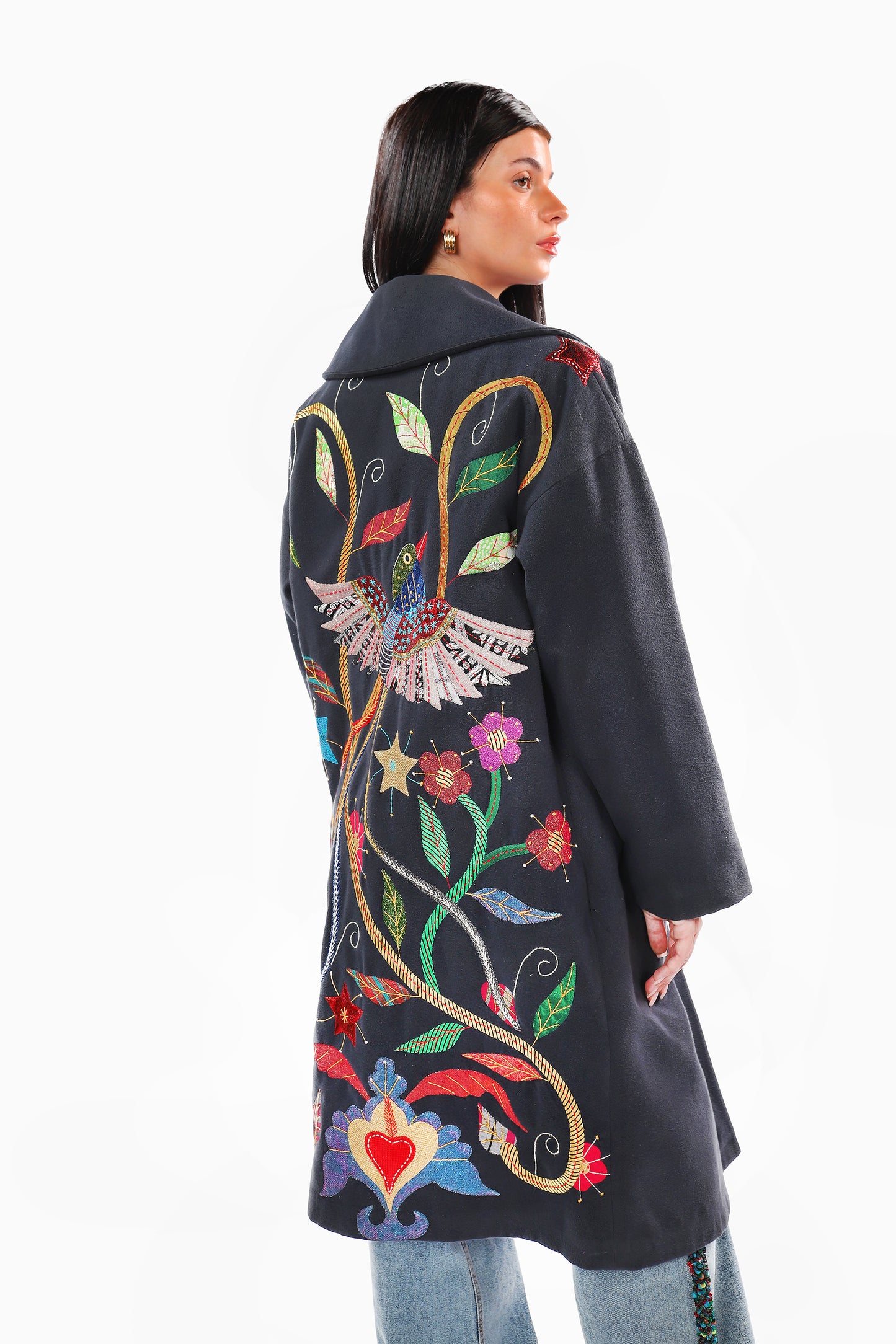 Grey Khayameya Bird Coat