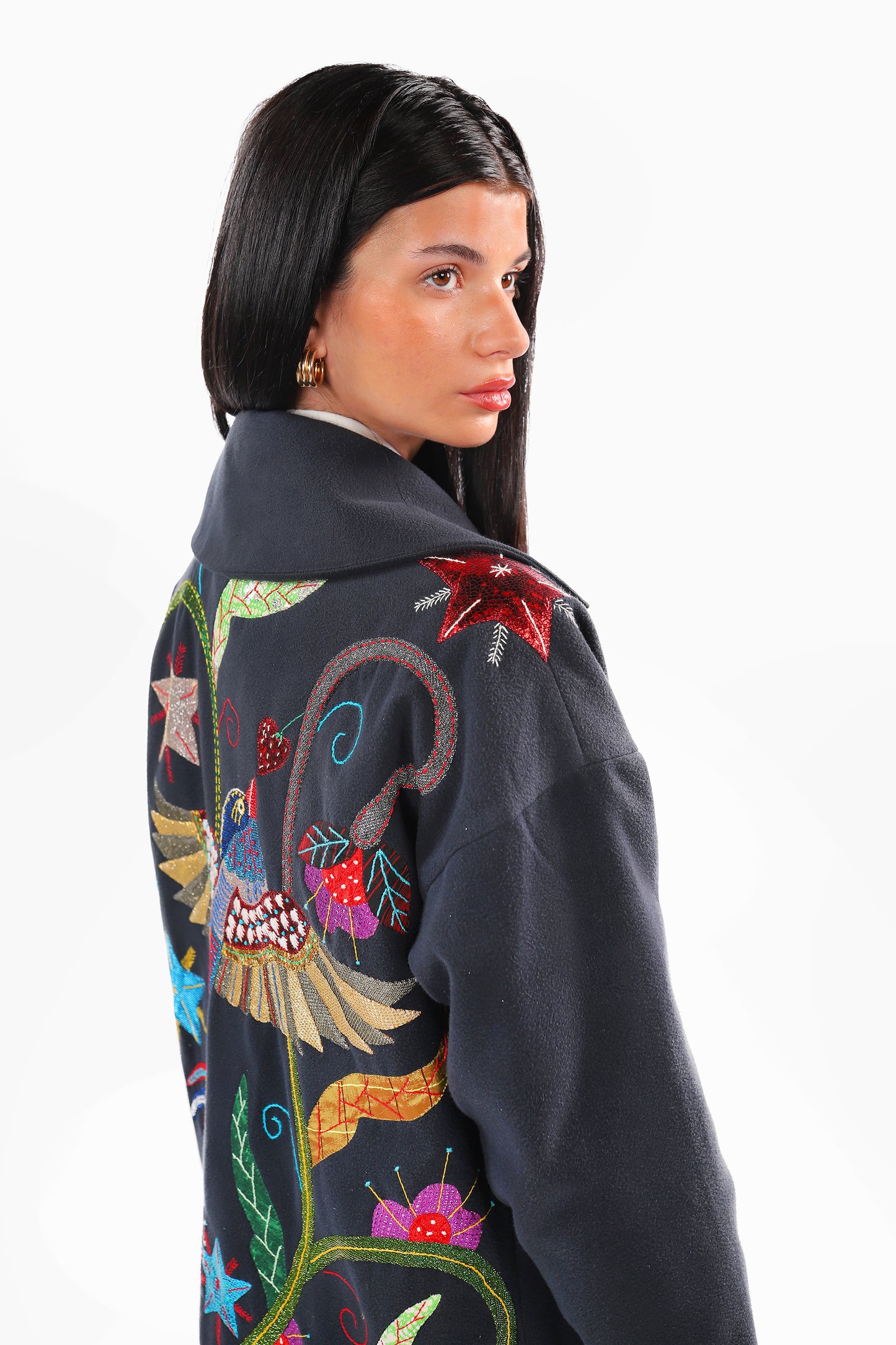 Khayameya Grey Coat