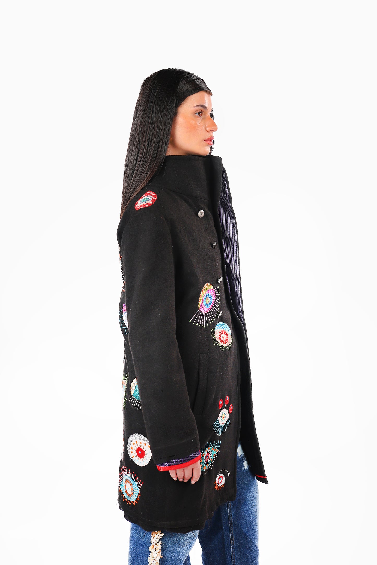 Black Khayameya Coat