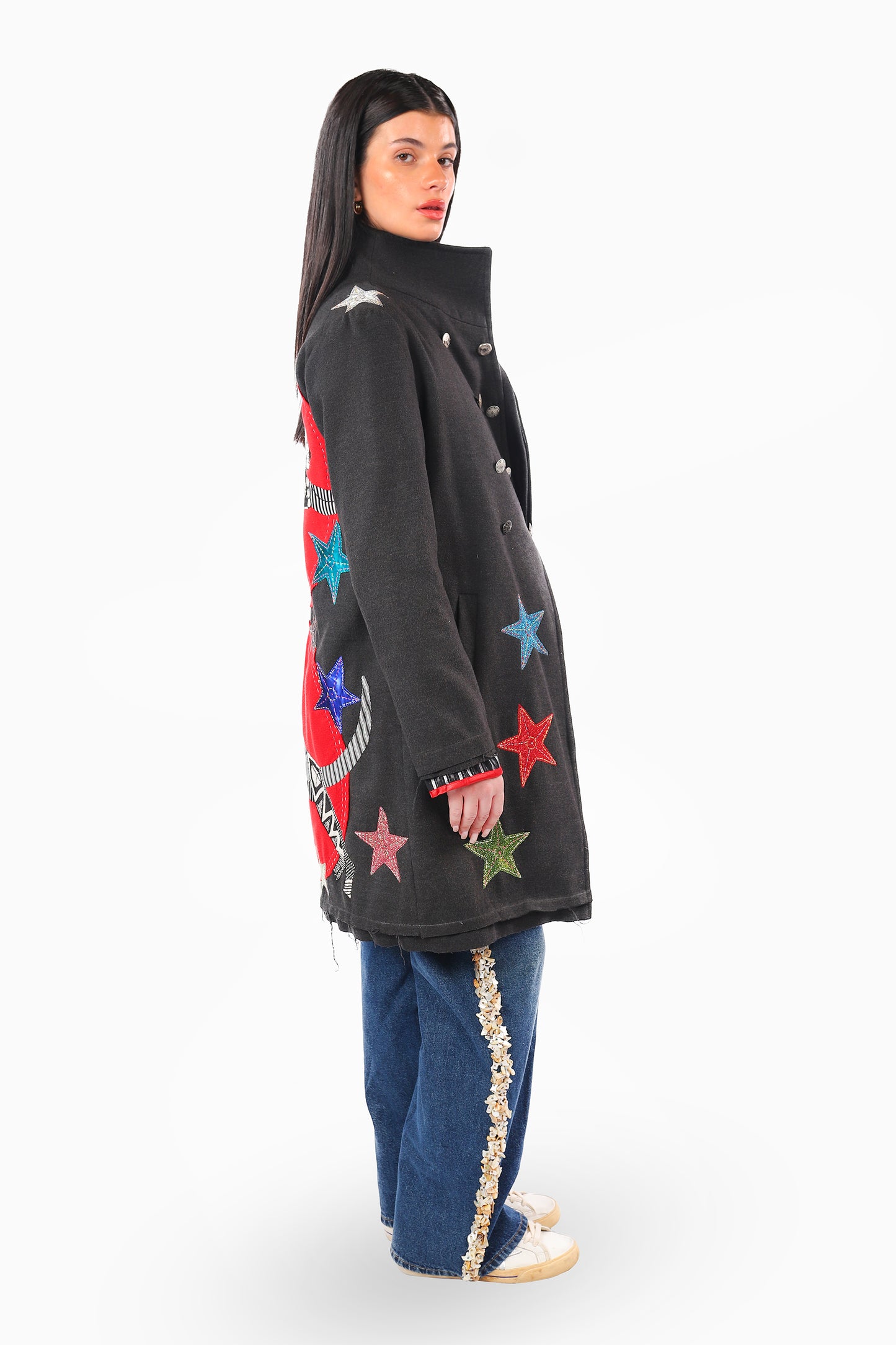 Black Khayameya Cat Coat