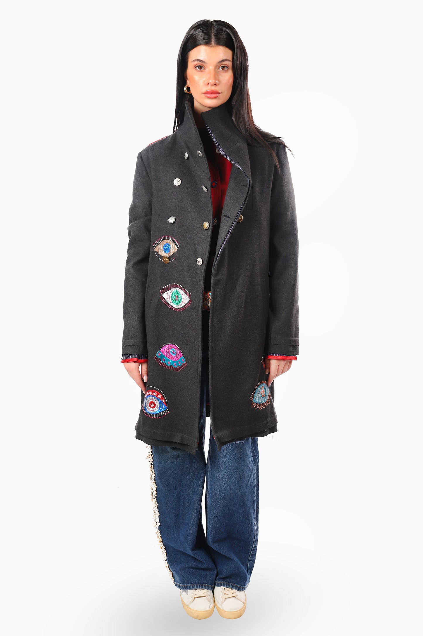 Grey Khayameya Coat