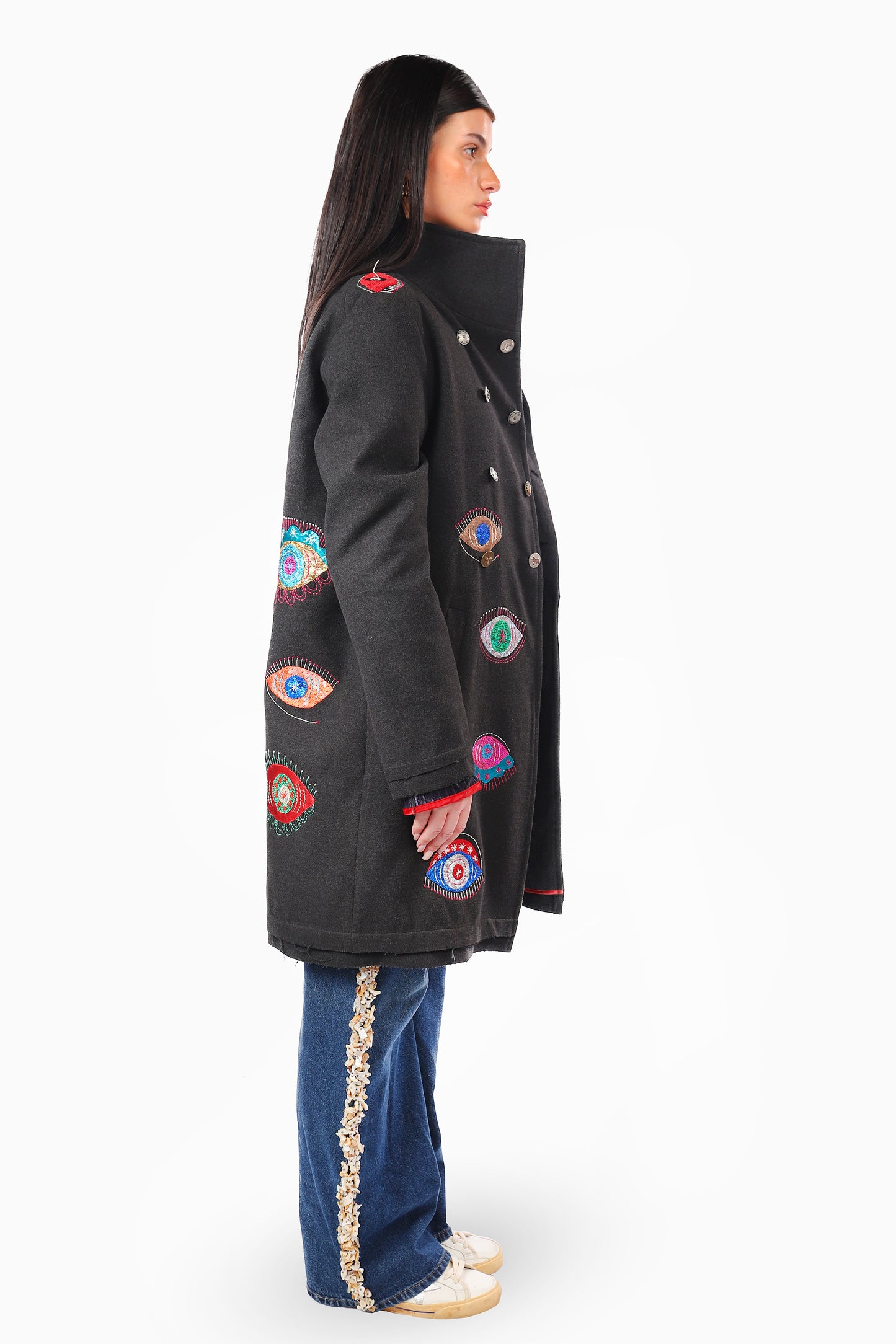 Grey Khayameya Coat