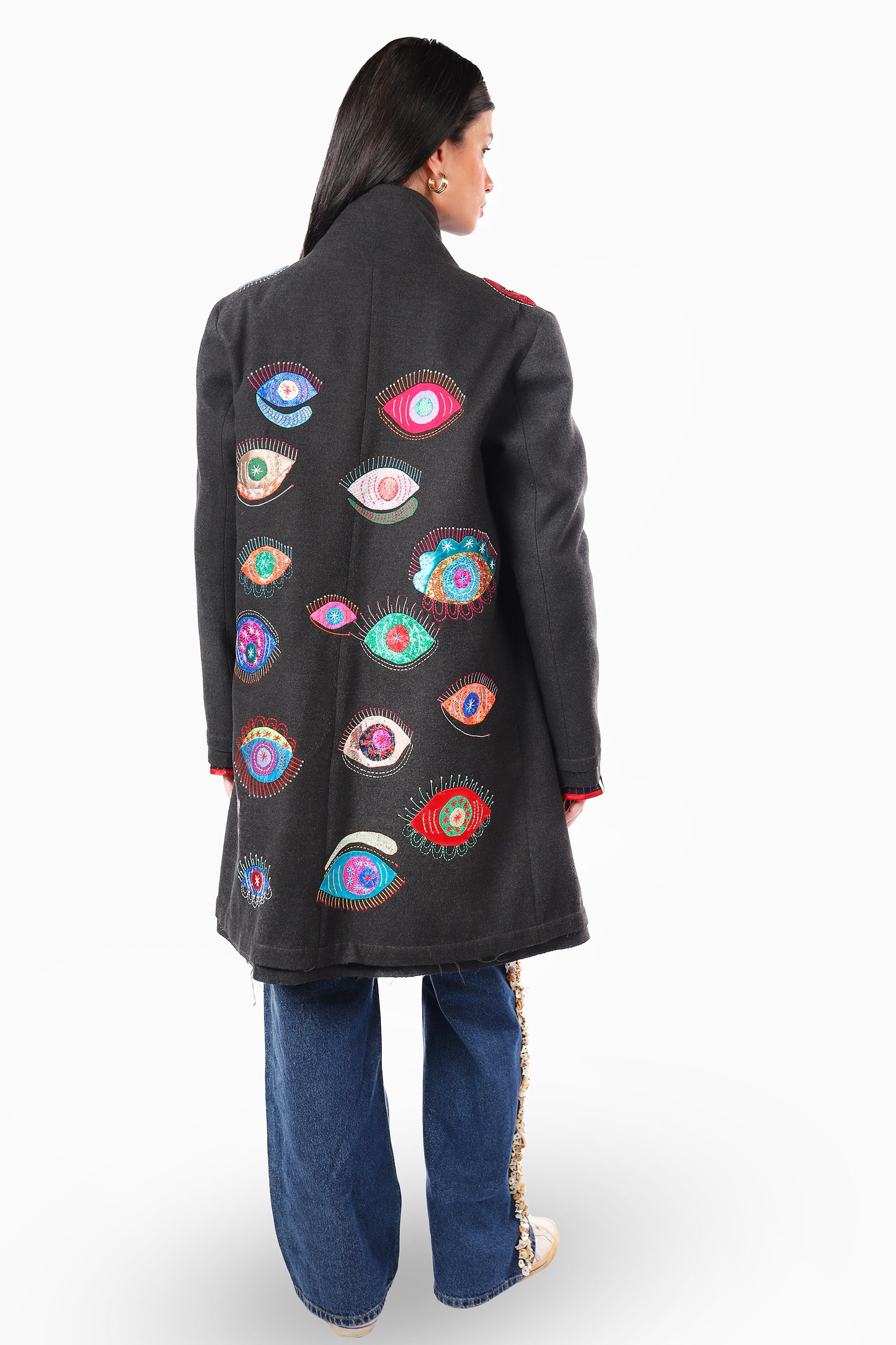 Grey Khayameya Coat