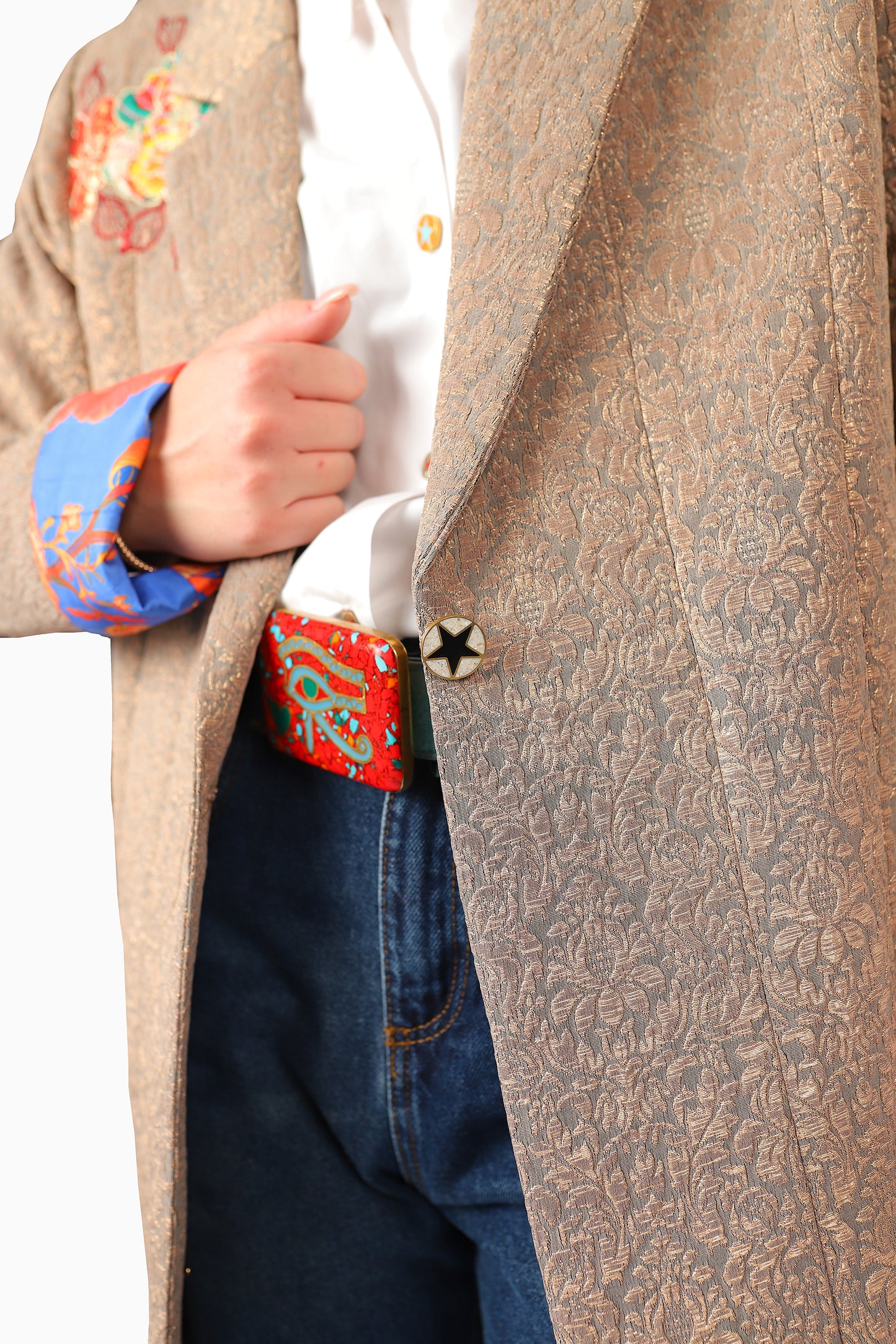 Beige Tiger Coat
