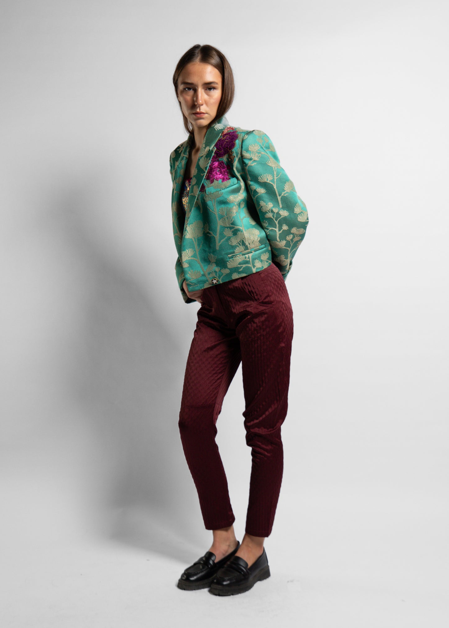 Cropped Blazer 1