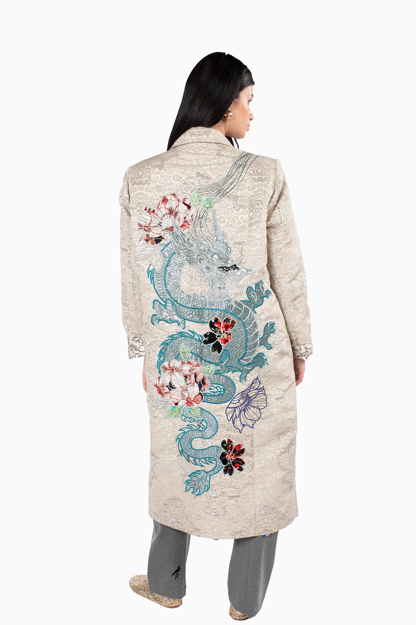 Beige Dragon Coat