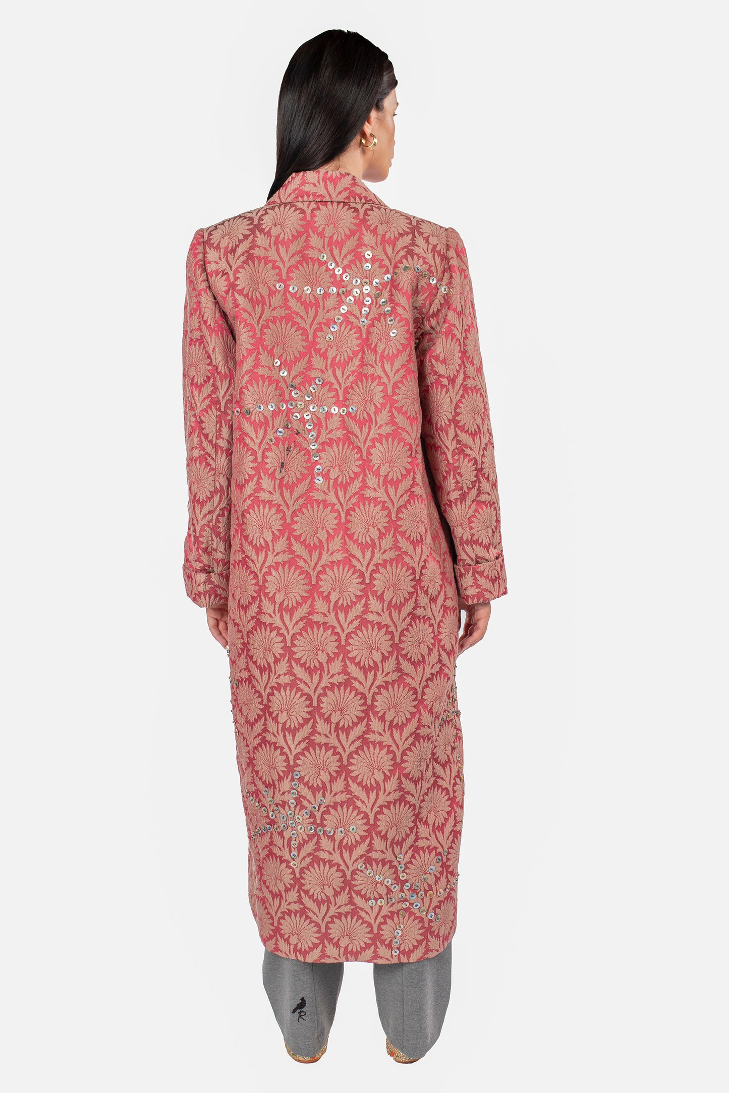 Rose Applique Coat