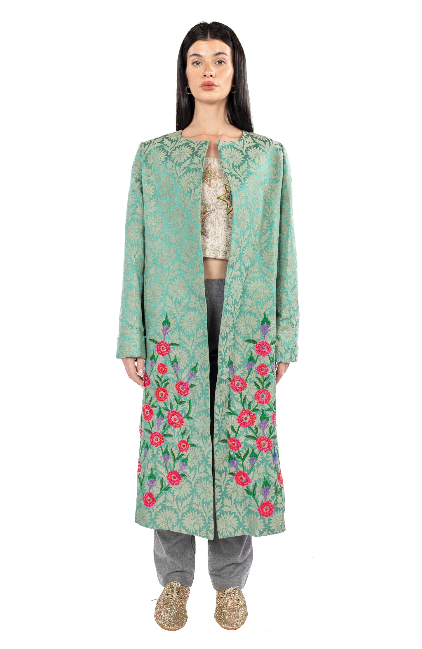 Floral Garden Coat `