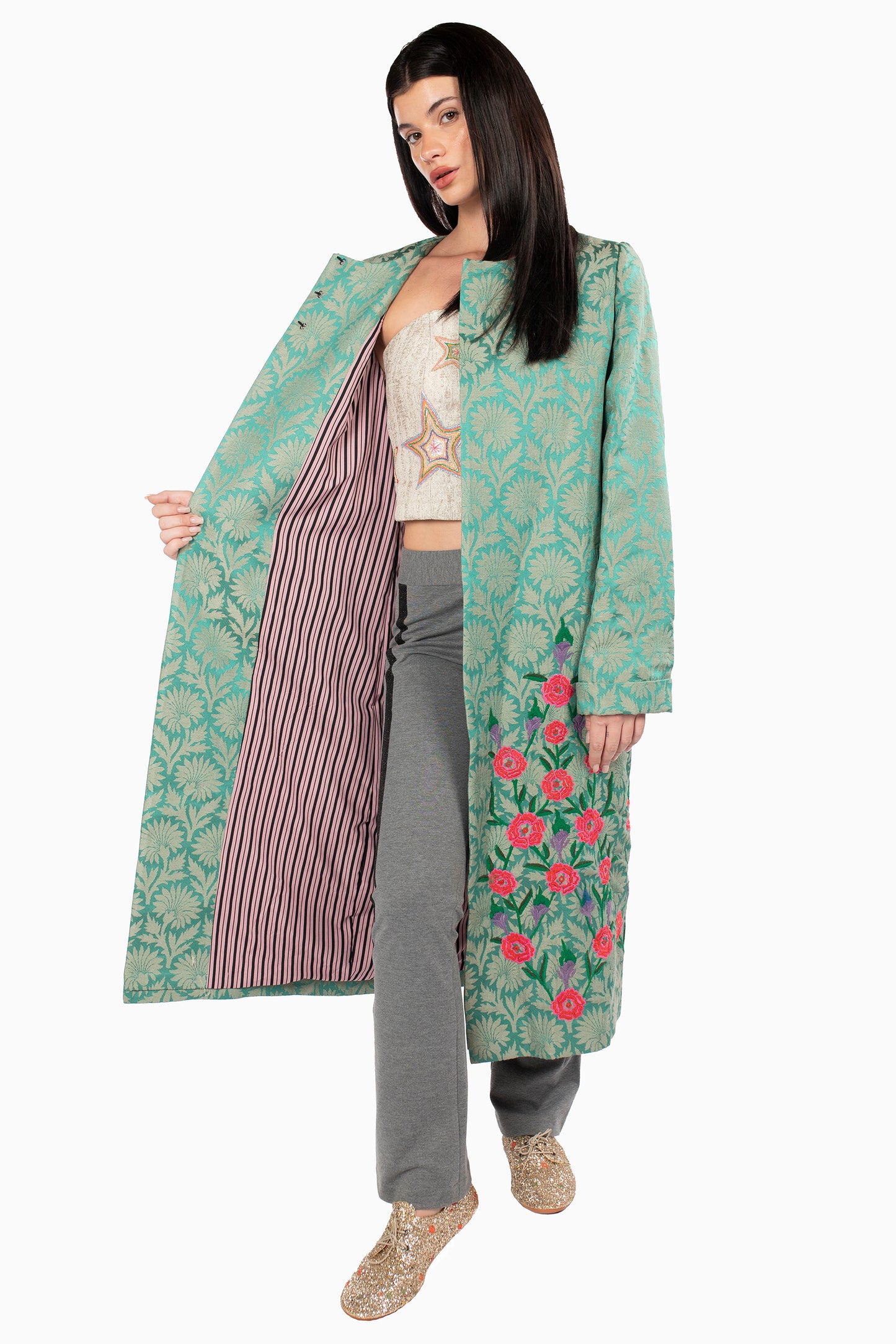 Floral Garden Coat `