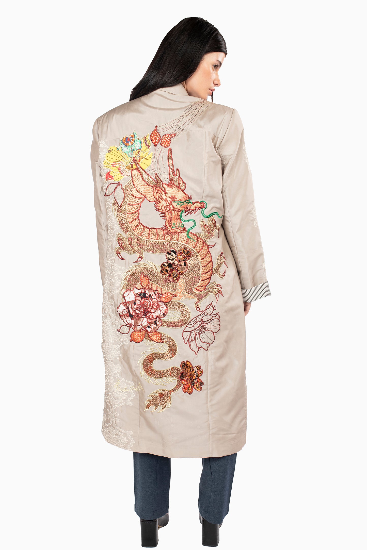 Tan Dragon Coat