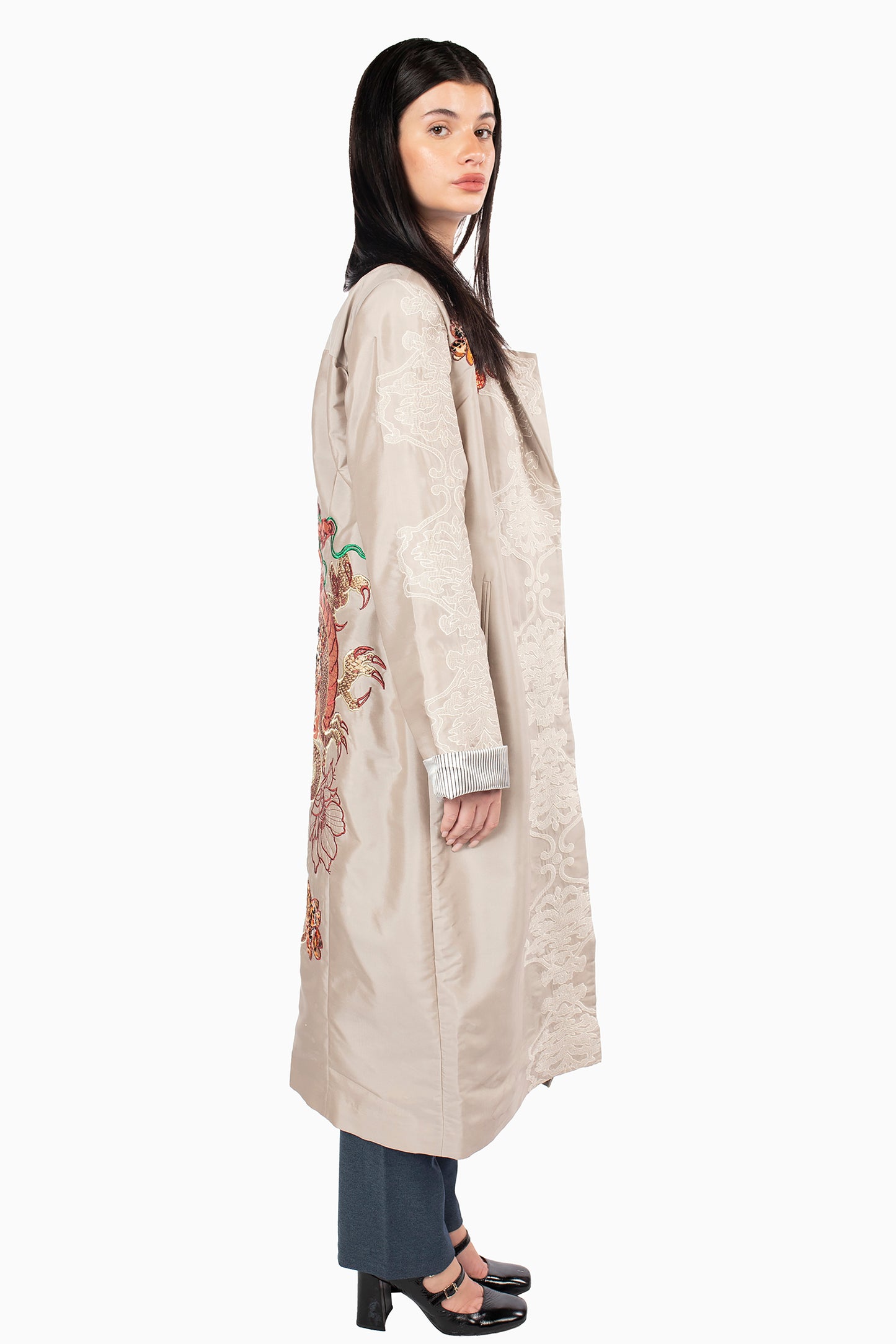Tan Dragon Coat