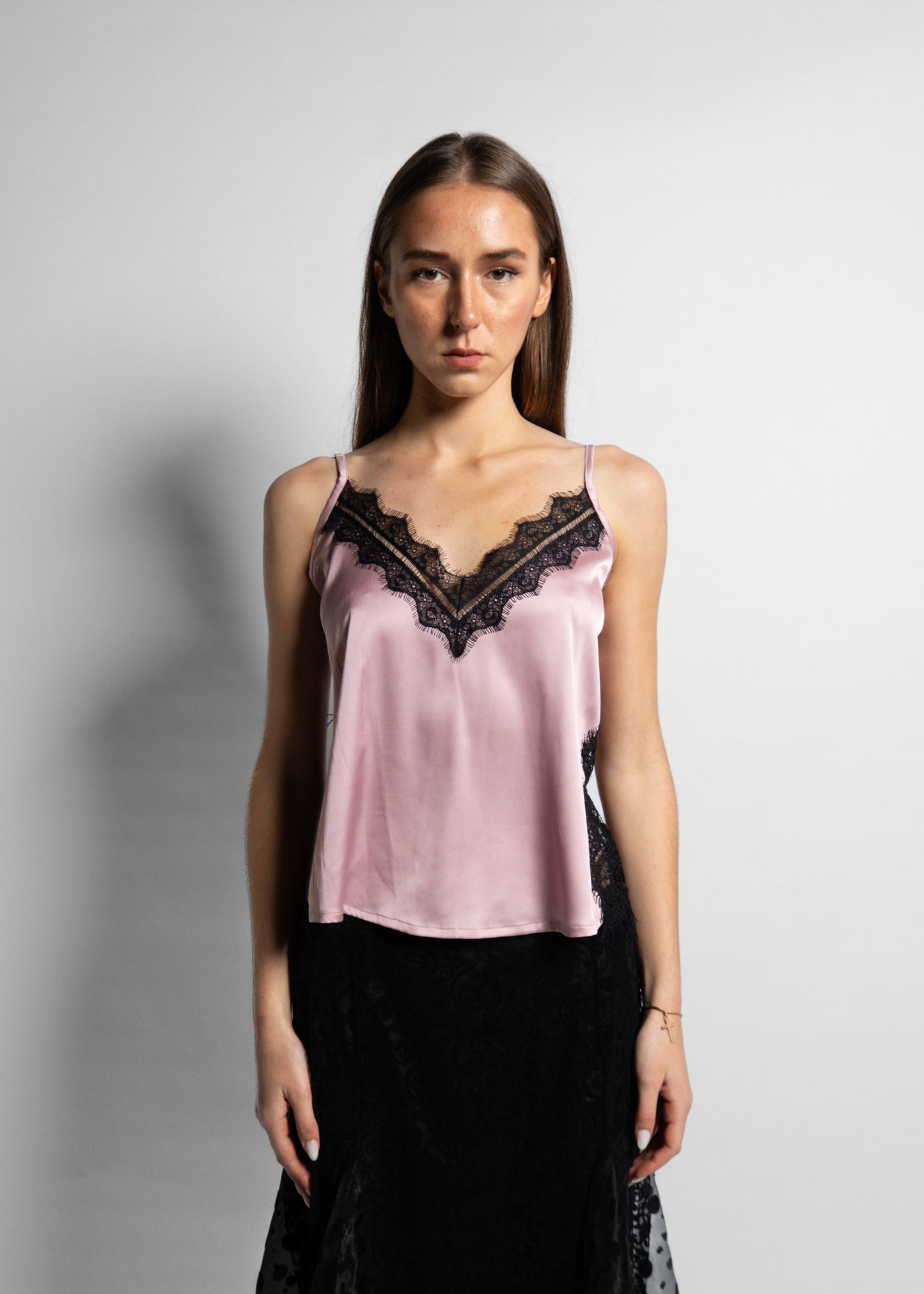 Hot Pink Silk Top