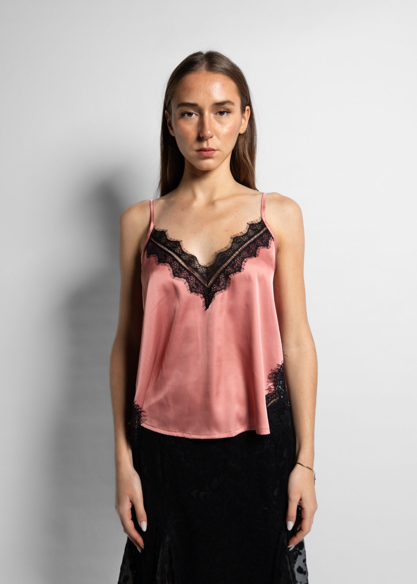 Pink Silk Top