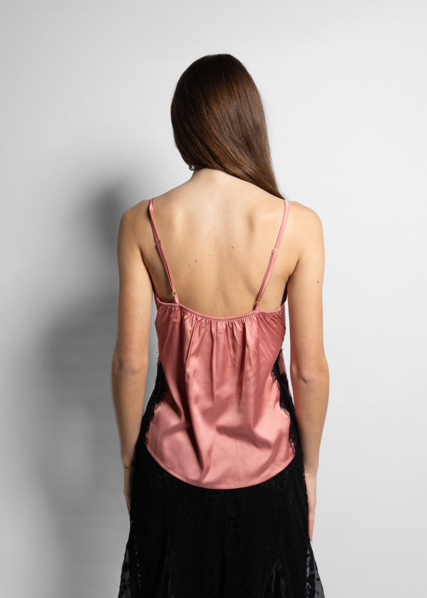 Pink Silk Top