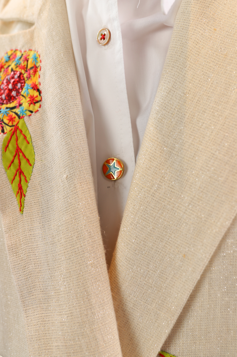 Linen Long Jacket #1