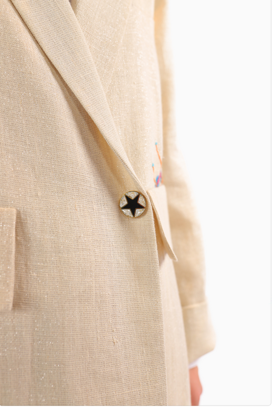 Linen Long Jacket #2