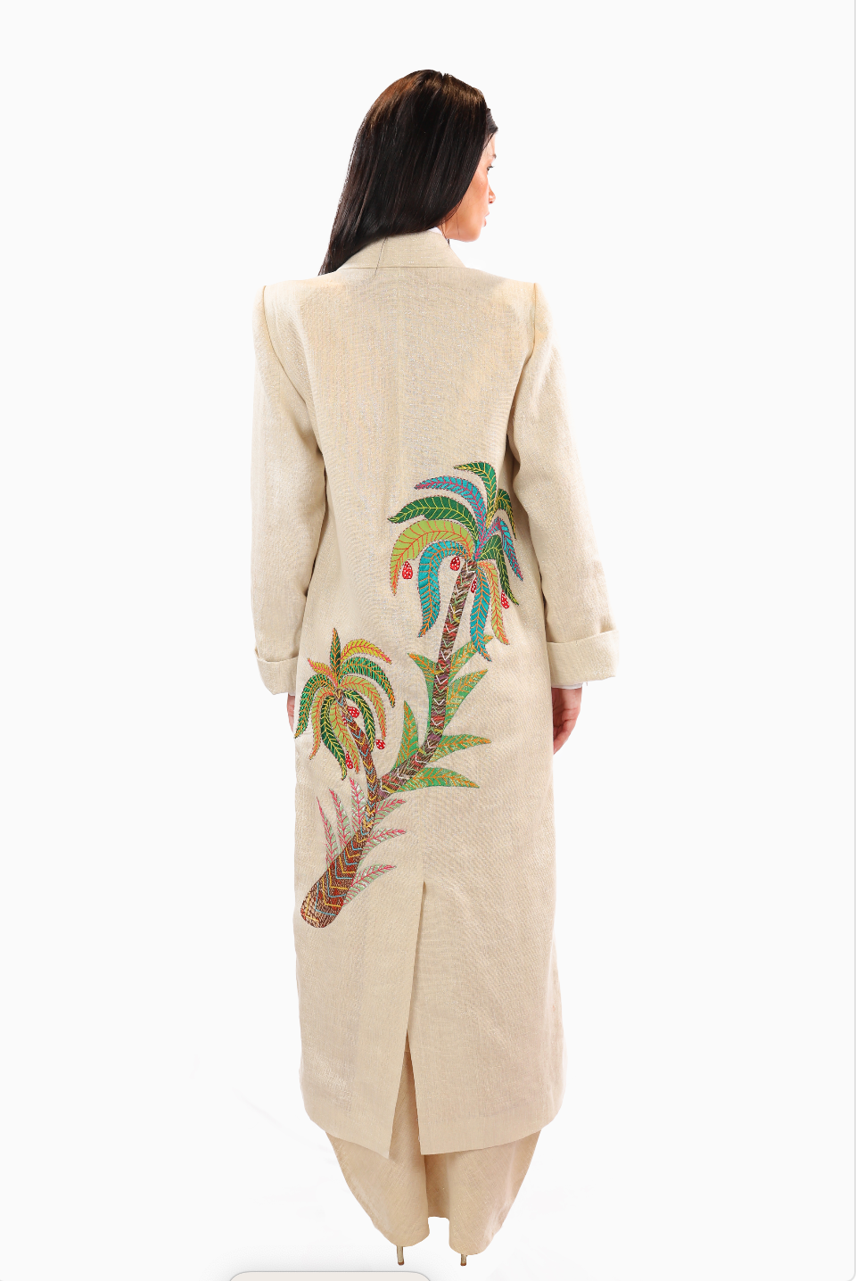 Linen Long Jacket #2