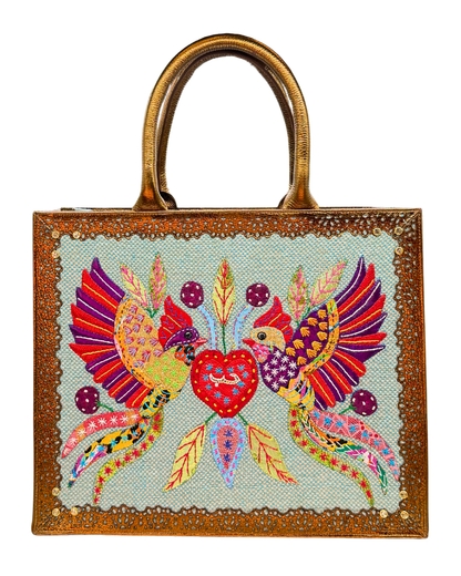 Large Khayameya Bag Birds
