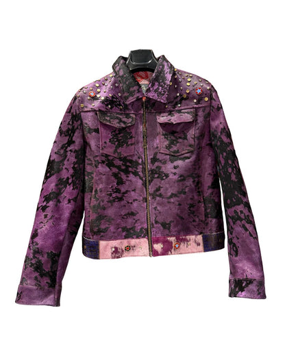 Purple Leather Jacket