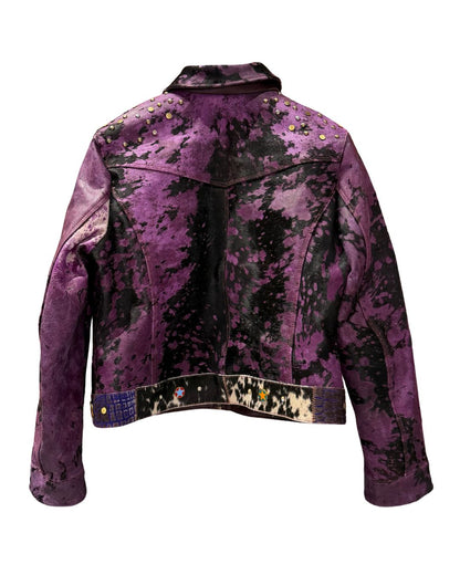 Purple Leather Jacket