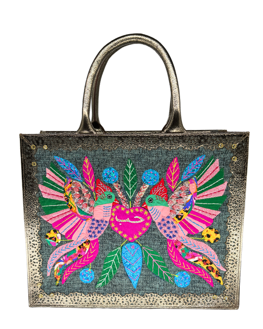 Large Khayameya Bag Birds