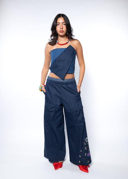 Jeans Short Bustier