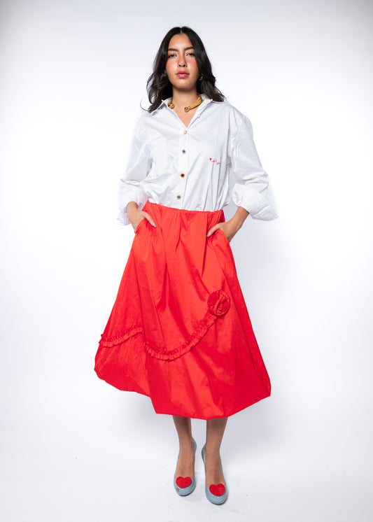 Long Balloon Skirt