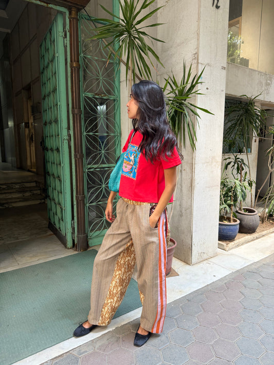 Aladdin Pants Camouflage Khaki