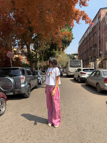 Happy Pants Pink Stripes