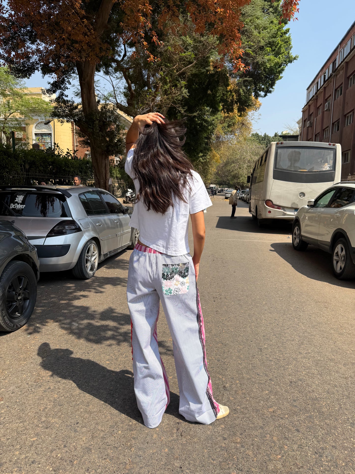 Happy Pants Pink Stripes