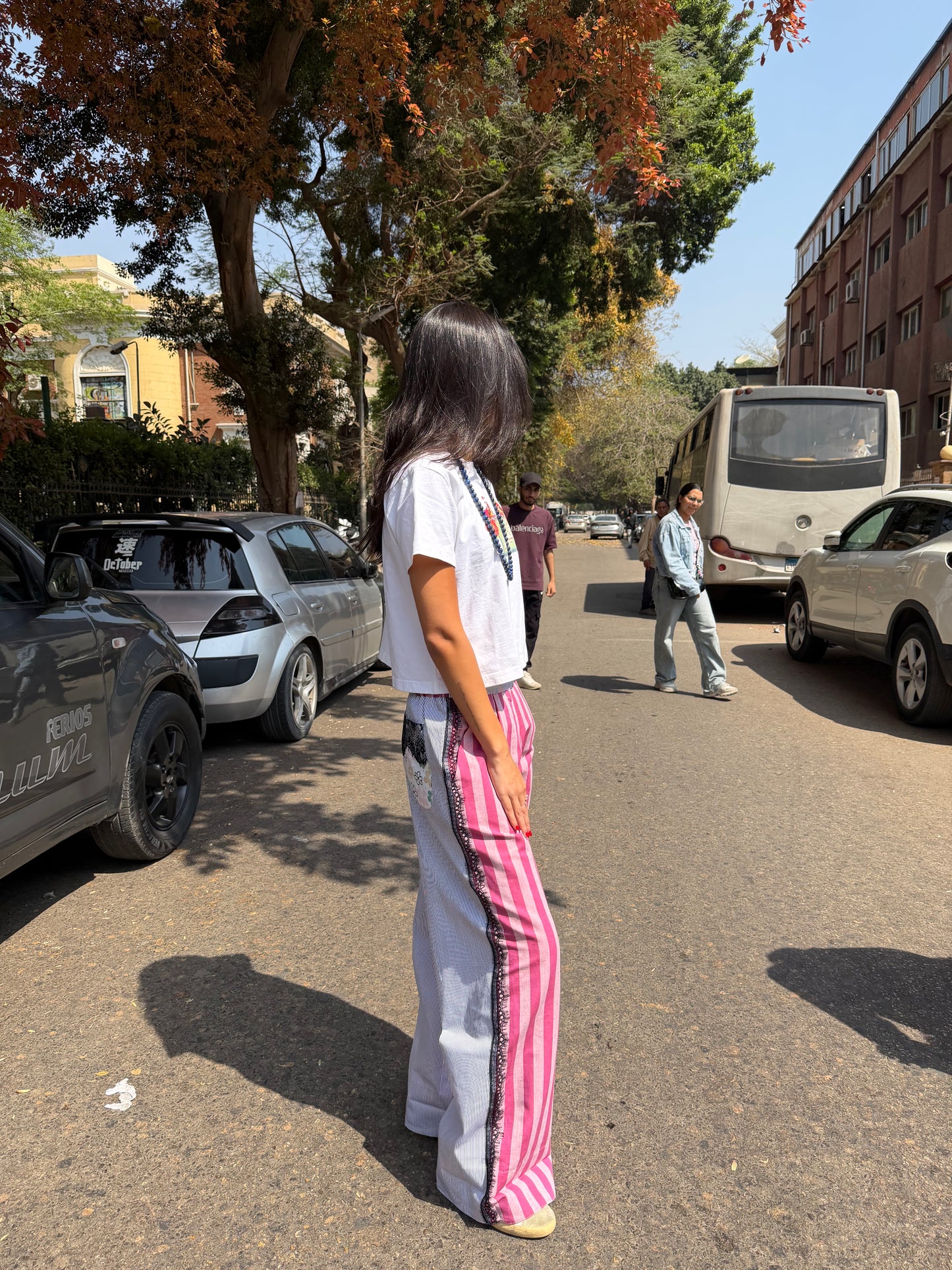 Happy Pants Pink Stripes