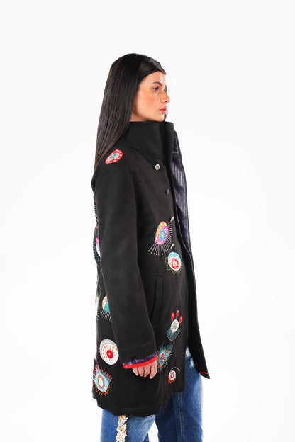 Black Khayameya Coat