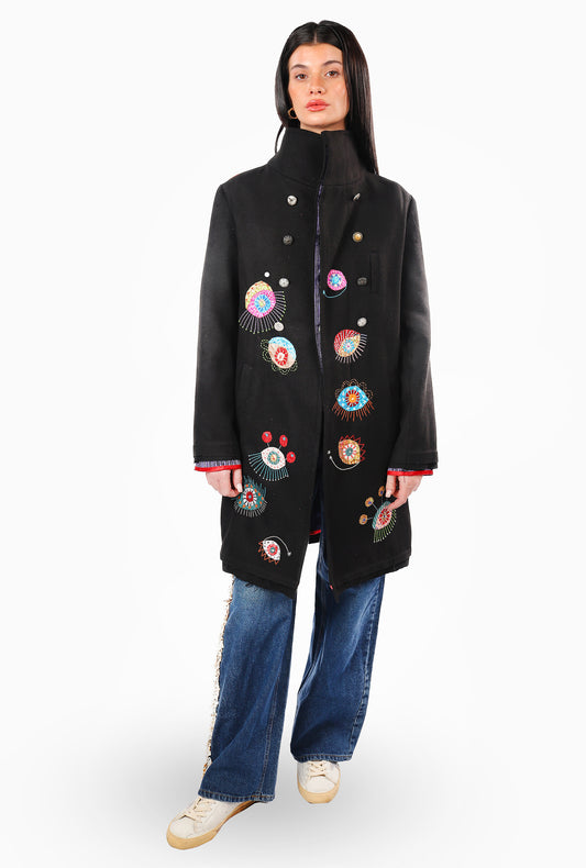 Black Khayameya Coat