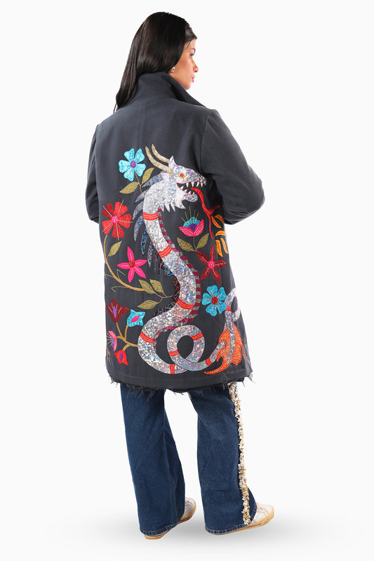 Grey Khayameya Dragon Coat
