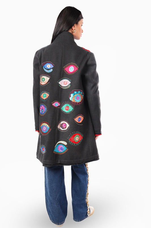 Grey Khayameya Coat
