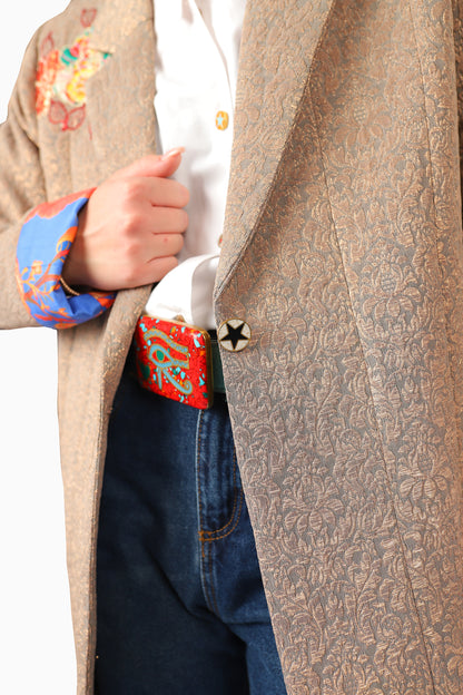 Beige Tiger Coat