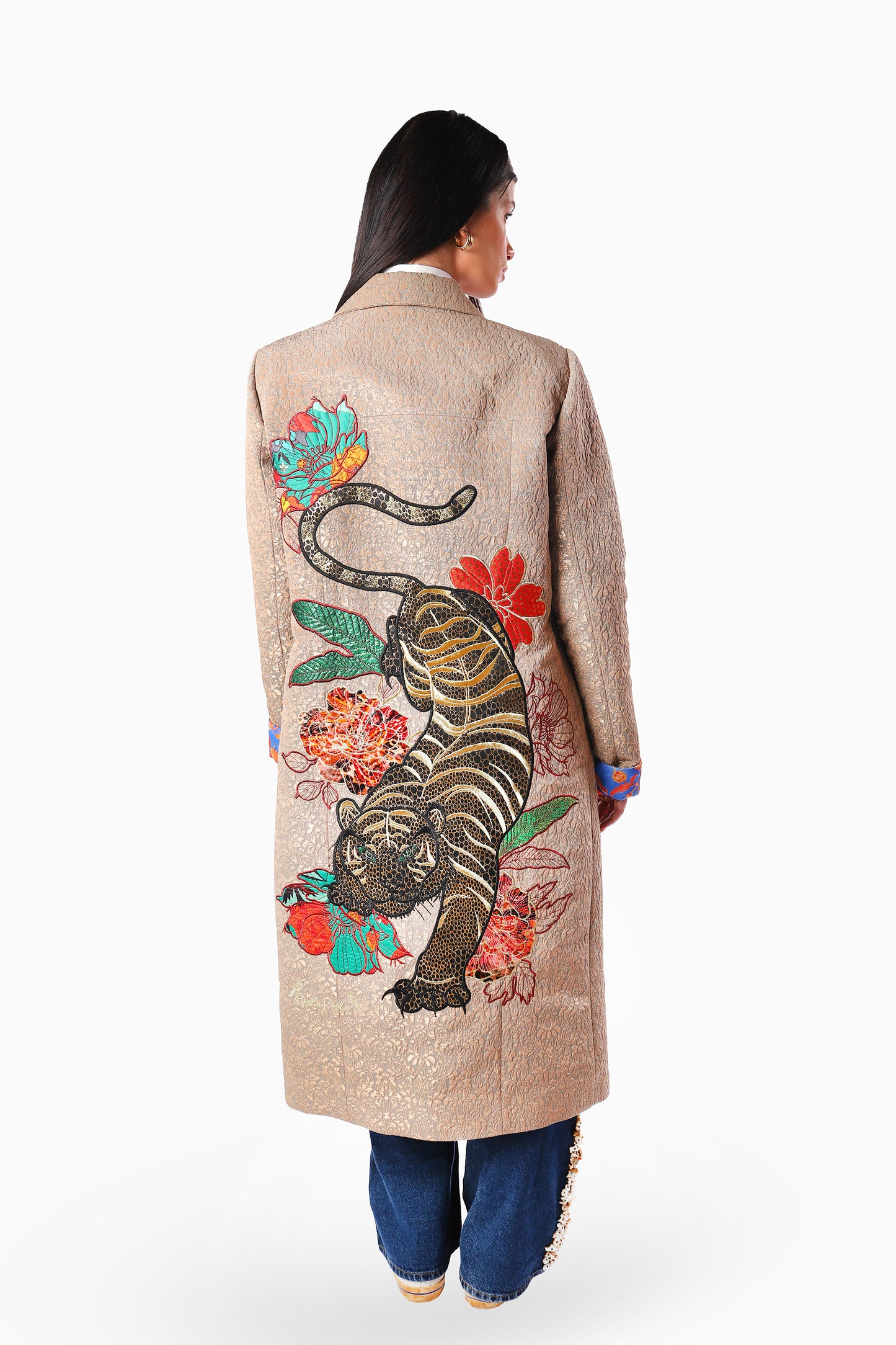 Beige Tiger Coat