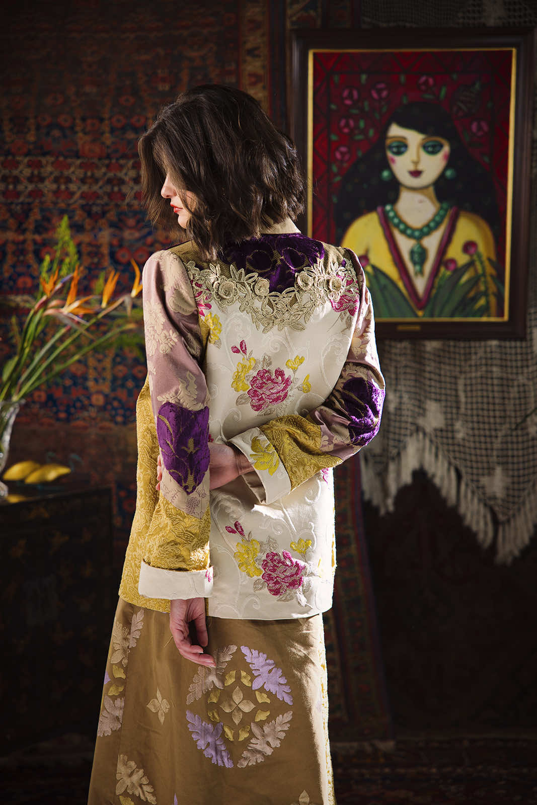 Kharshouf Oversized Blazer (Purple)