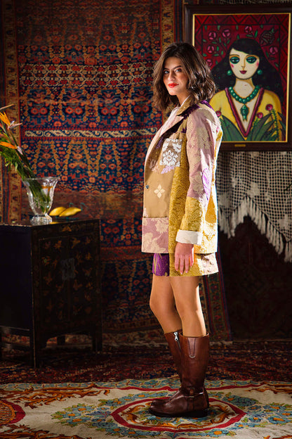 Kharshouf Oversized Blazer (Purple)