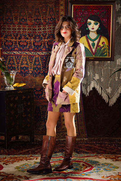 Kharshouf Oversized Blazer (Purple)