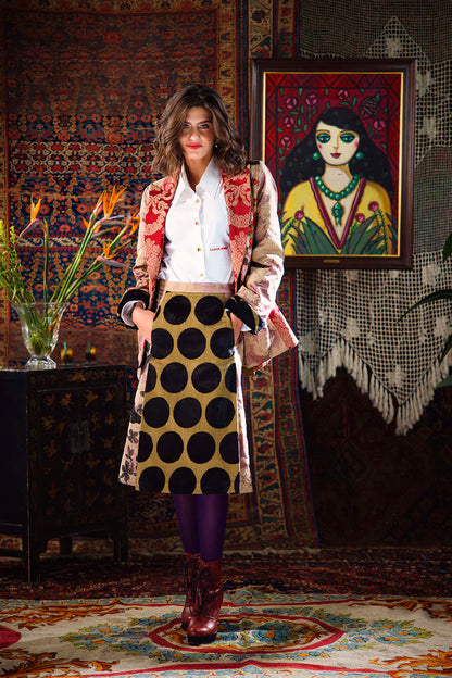Kharshouf Long Skirt (Polka Dots)
