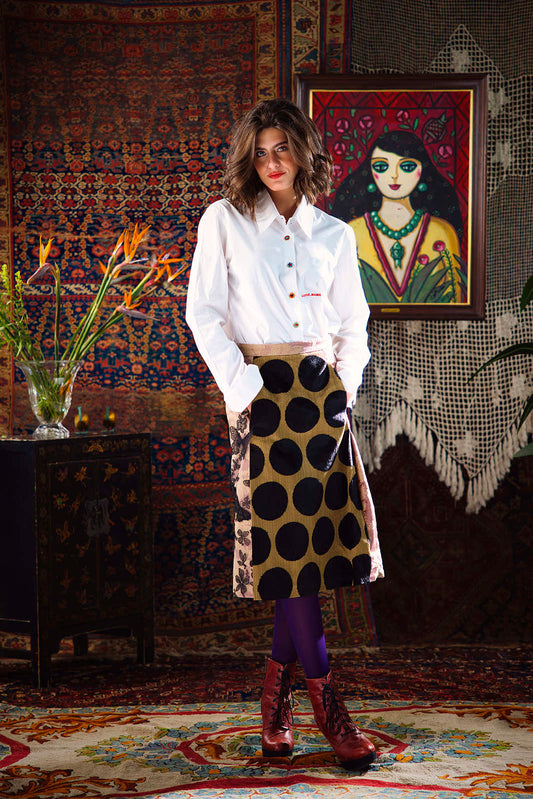 Kharshouf Long Skirt (Polka Dots)